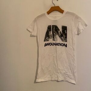 RED BULL NATION WOLNATION WHITE SHIRT SIZE MEDIUM